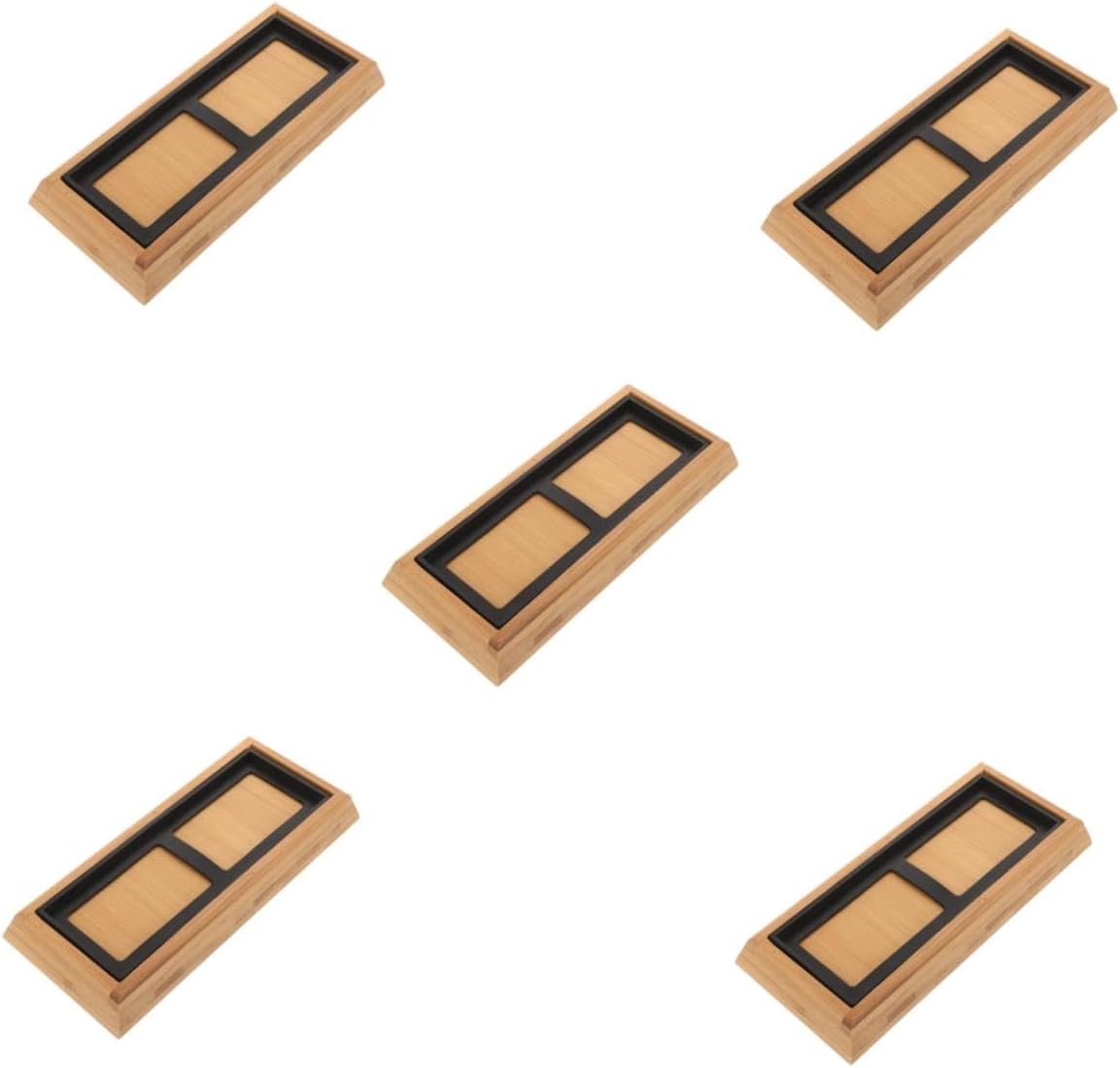 DOITOOL 5sets Holder Rubber Sharpener Base for Kitchen Knife Sharpening Non- Design for Easy Use and Storage