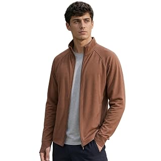 Men UPF 50 Regular Fit Zipper Jacket(1M-TWJK-R0017-ITZ5_Imperial Topaz_XL)