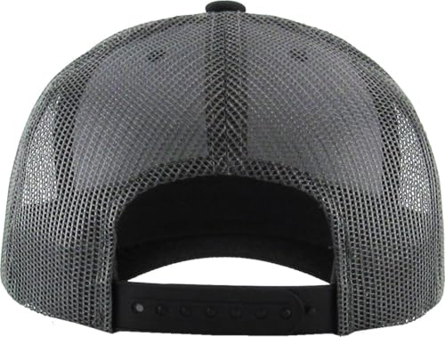 Image of Classic 6 Panel Cotton Twill Mesh Trucker Cap Hat Adjustable Snapback Hat