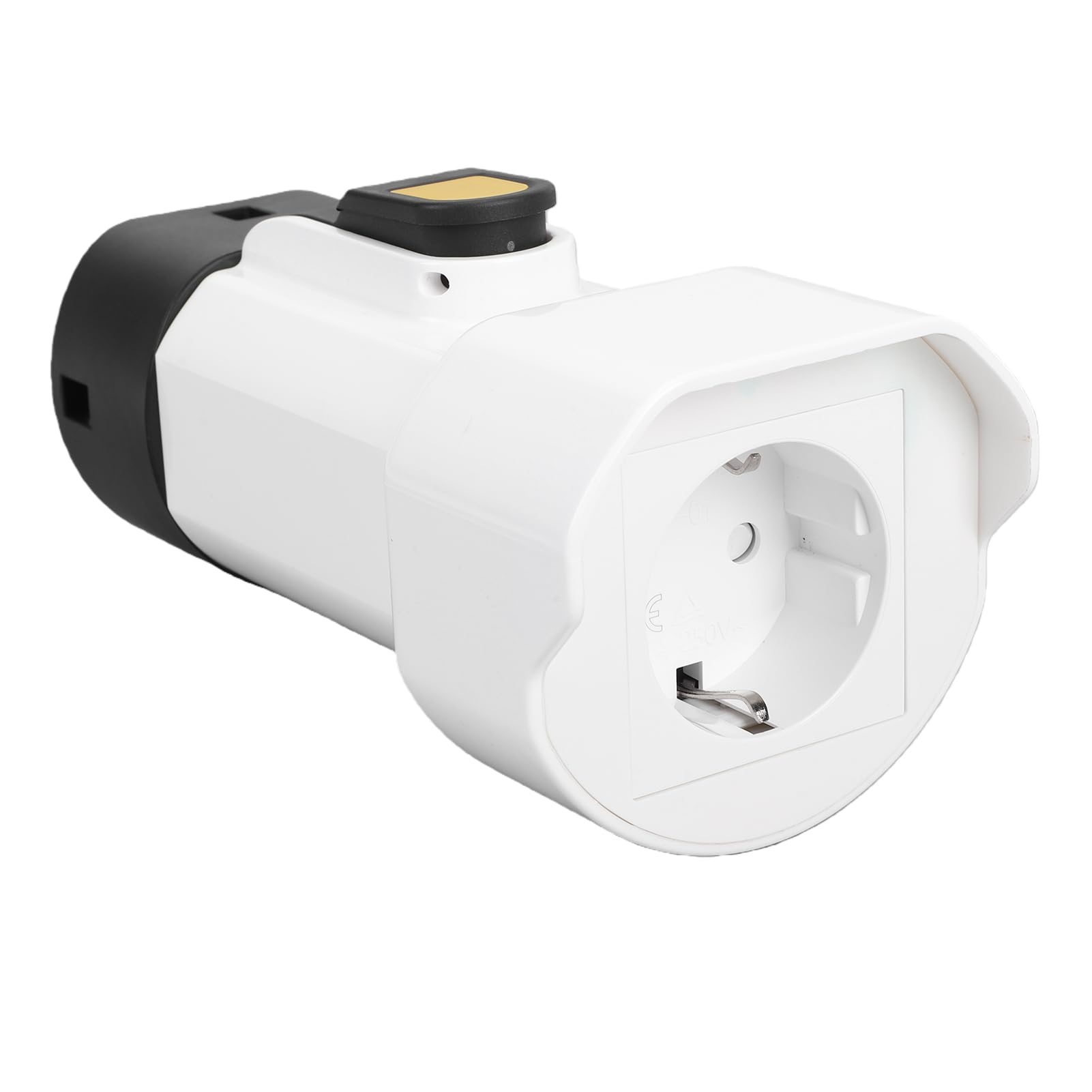 KIMISS Adaptateur de Véhicule à Charge Adaptateur de Prise de Courant EV en Plastique et Métal 16A 3,5KW Convertisseur de Décharge Plug and Play de Type 2 pour Le Camping de Secours