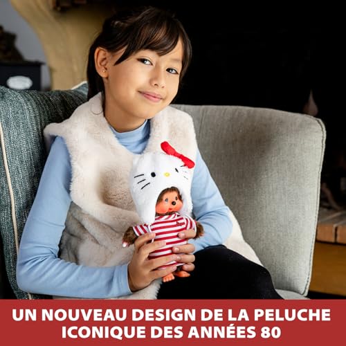Peluche Monchhichi Hello Kitty Bandai Douce Peluche - vue 4