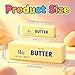 10in Giant Butter Squishy, 14oz Jumbo Big Butters Squeeze Stress Balls, Slow Rising Fun Extra Large Butter Stick for Anxiety Relief Fidget Adults (1pcs)