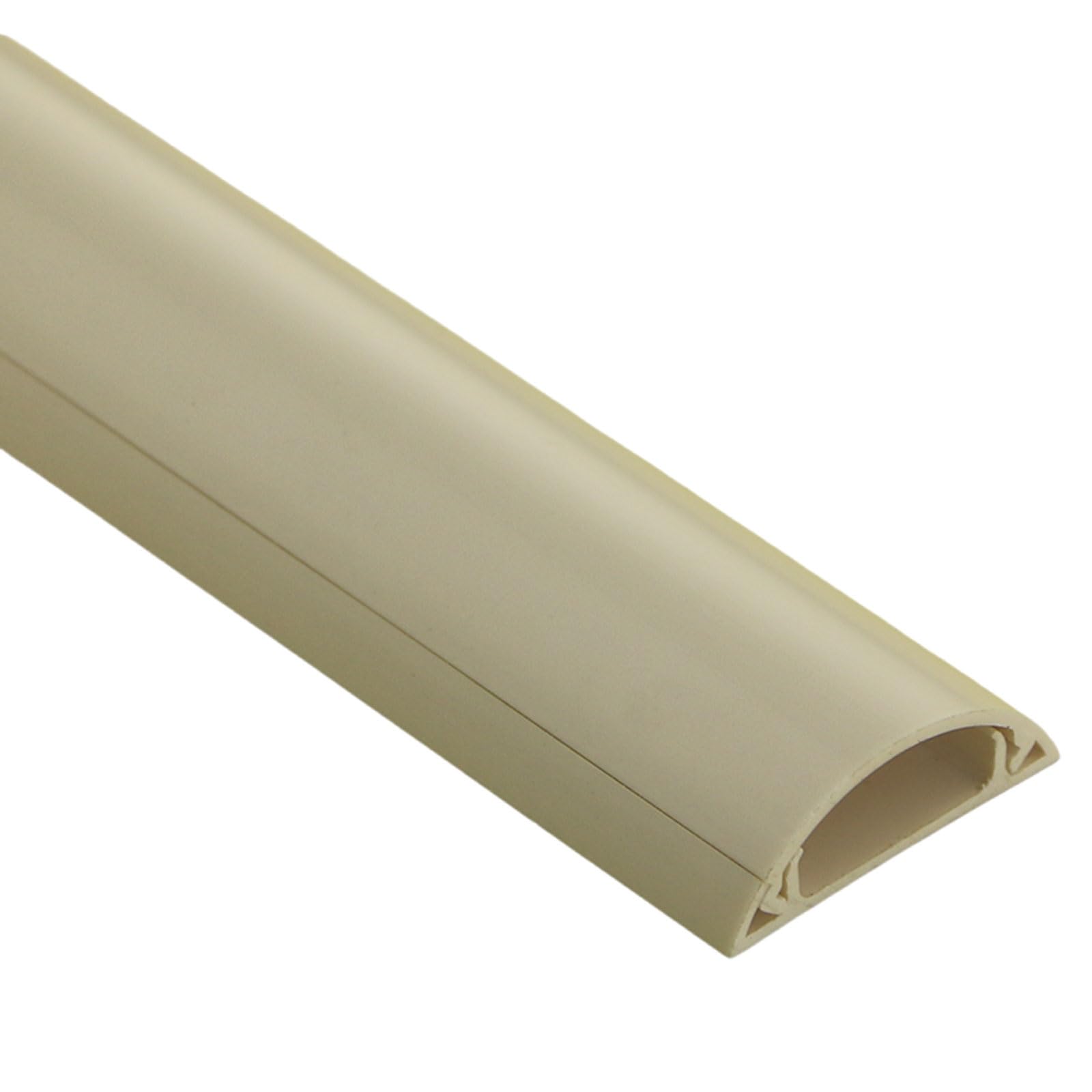 PVC Protector De Cable De Suelo,Canaleta Pasacables Suelo,Cubre Cables Suelo,1m de Largo,2 Raíces,Canaleta de Cables Autoadhesiva,Anti Pisoteo,Organiza,Oculta y Protege Cables