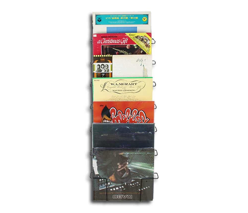 Protected Schallplatten Regal Wanddisplay aus Metall