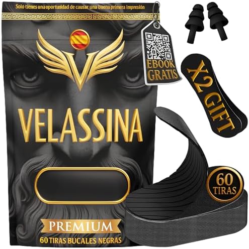 Pack de 60 Tiras Bucales para Dormir, Regalo Ebook, Tiras Nasales...