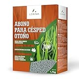 LERAVA® OTOÑO abono cesped otoño invierno - fertilizante cesped potásico - reverdecimiento del césped - abono para cesped - regenera después del verano para una resistencia máxima al invierno - 70 m²