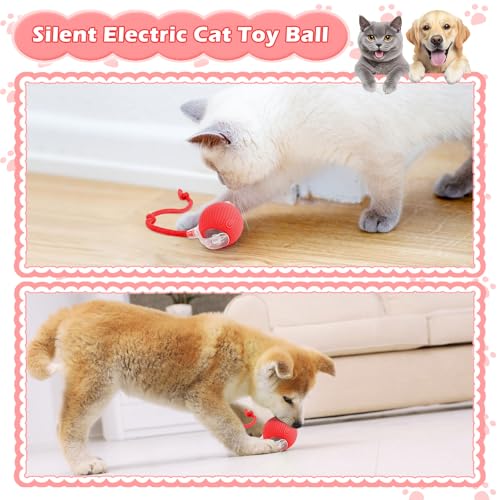 KEWUZY-Katzenspielzeug-Elektrisch-mit-LED-Licht-Interaktives-Katzenspielzeug-360-Grad-Ball-Automatischer-Modellierung-Katzenball-mit-Seil-USB-Wiederaufladbarer | Dealmeister.io Alt tag für bilder post titel