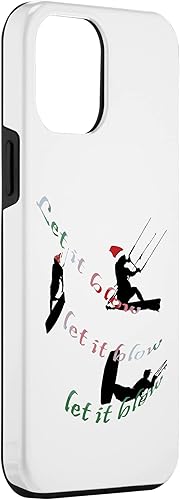 Miniatura 3 de iPhone 14 Pro Max Kitesurf Christmas Holiday Vacation Vector Case