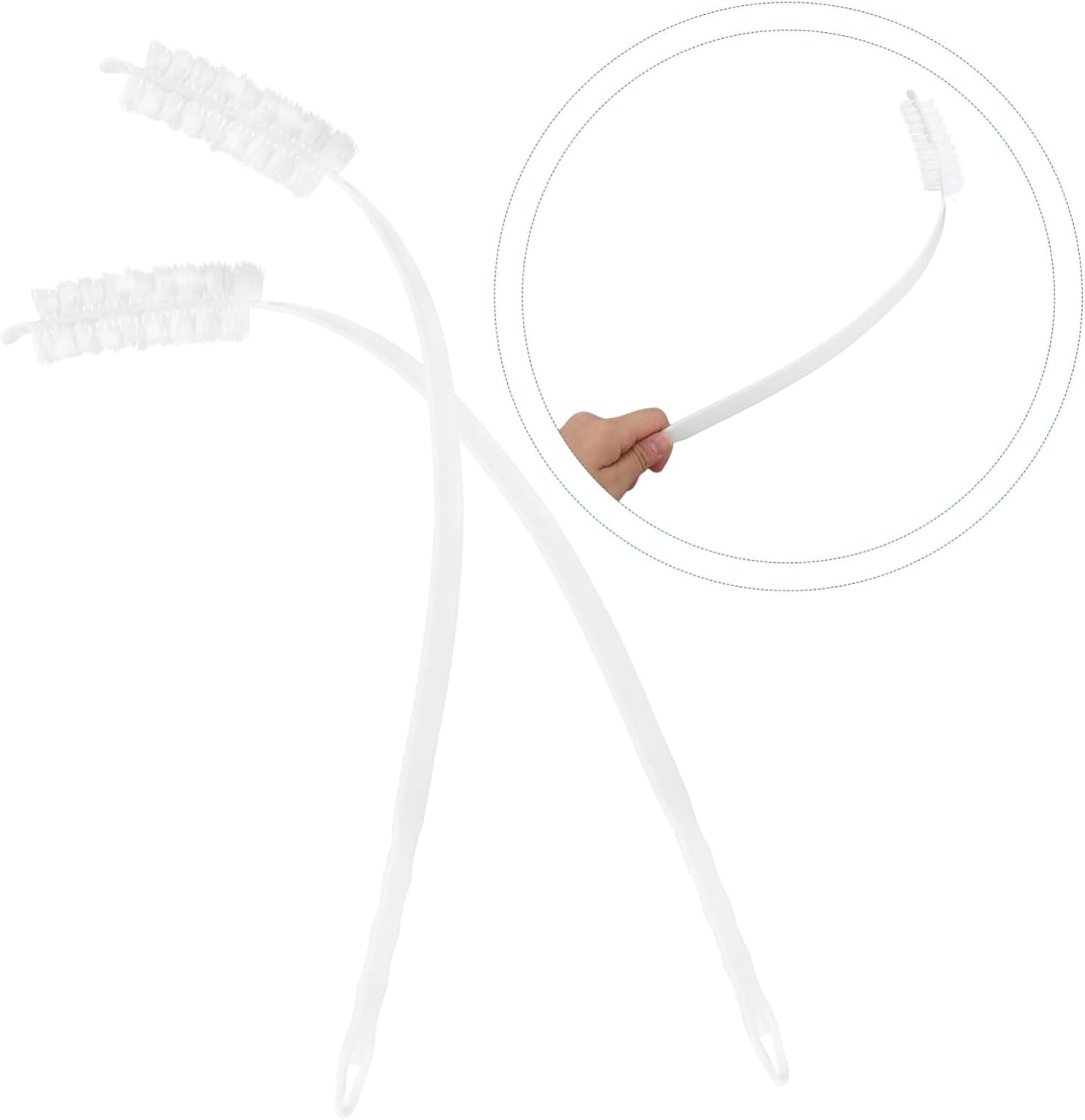 2pcs Washing Machine Brush Flexible Drum Cleaning Tools for Front Load Washers Ergonomic Design for Easy Grime Removal for Long-Term Use