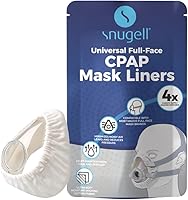 Vista 7 de Snugell Mascarillas CPAP para cara completa (paquete de 4) – Gris – Compatible con F20 y la mayoría de máscaras faciales completas – Protector
