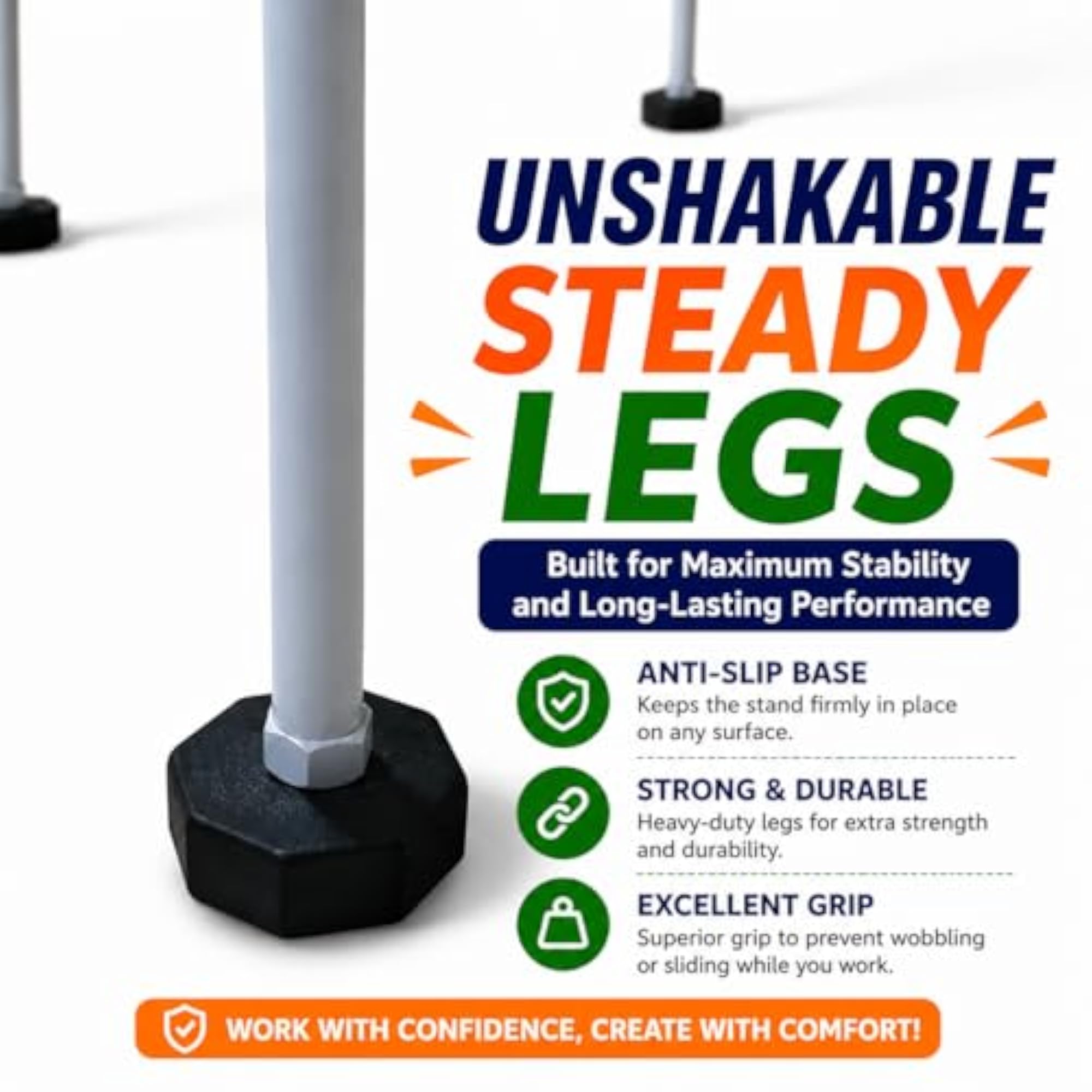 Adjustable Height Aari Work Stand with Wooden Frame