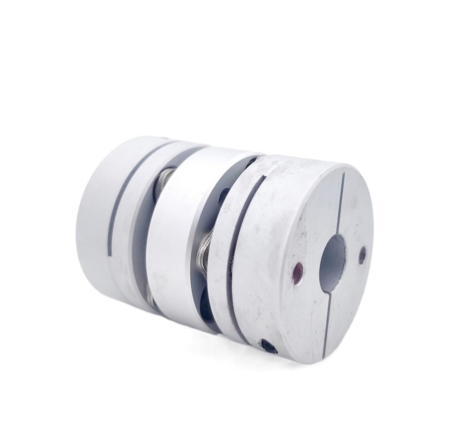 Rigid coupling,Stainless steel rigid coupling D39L49 Aluminum Alloy Double Diaphragm Coupling Elastic Connector Ball Screw Step Motor Encoder Computer(12.7X12.7)