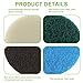 EPLZON 16pcs Electric Cleaning Brush Pad Set 4 Foam Pads 4 Kitchen Mats 4 Performance Pads 4 Microfibre Pads fit for Dremel Versa Cleaning Brush