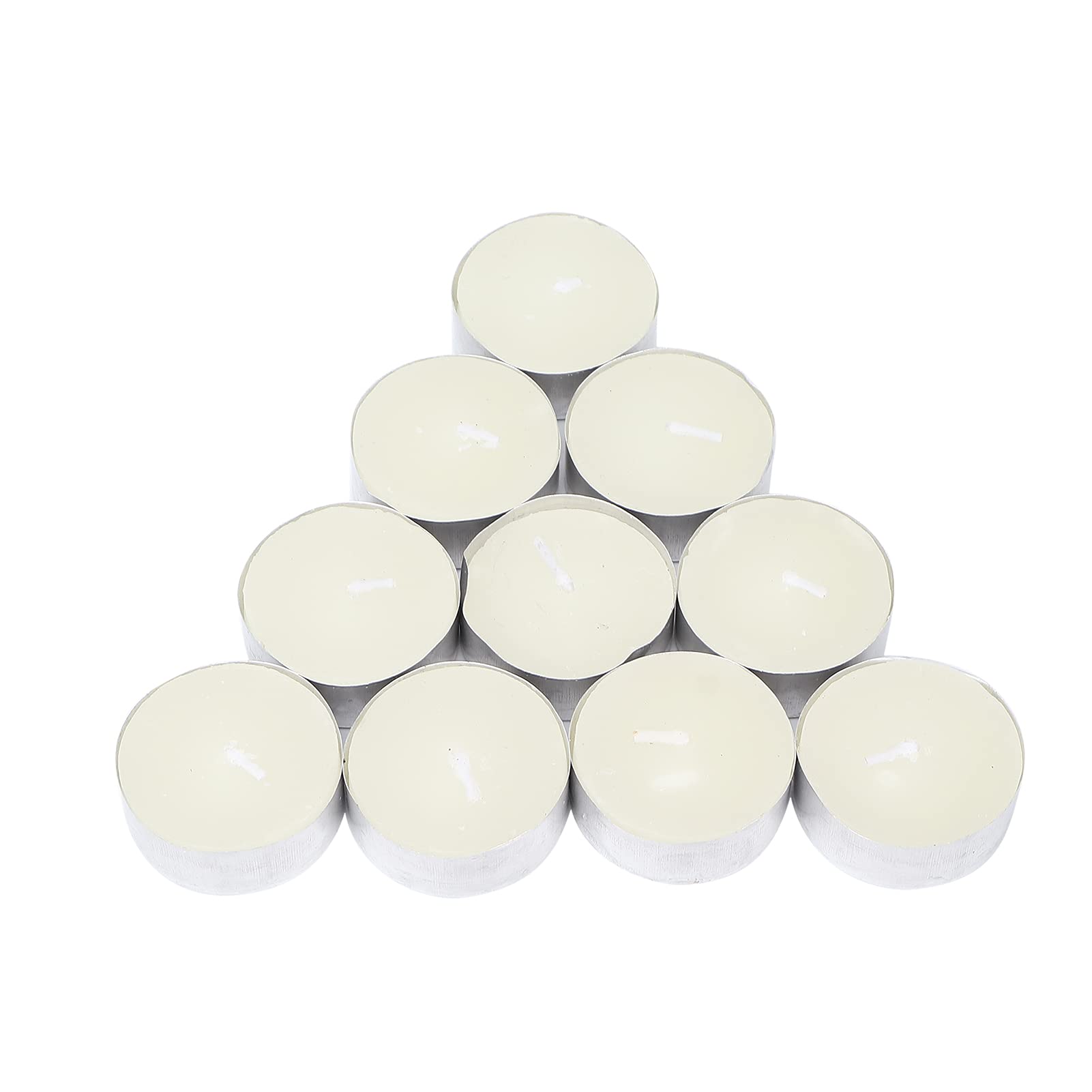 Jeco CVZ-047 15 Hours Votive Candles, White - Set of 18