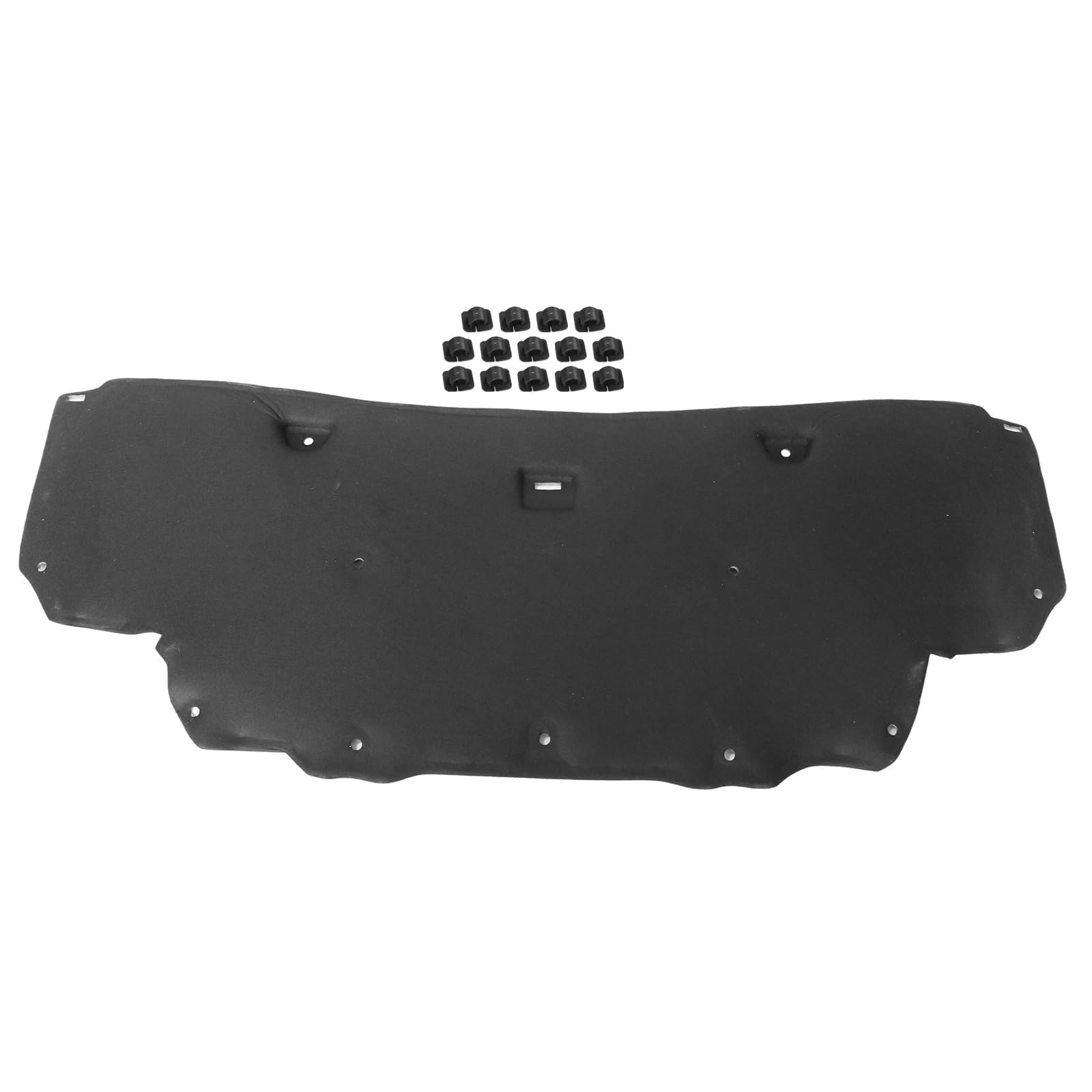 Dämpfung Motorhaube Dämmmatte Isolierung Dämpfungsmatte Motorhaubendämmung mit Clips Kompatibel mit Dacia Duster II HM 2017-2025 658407380R
