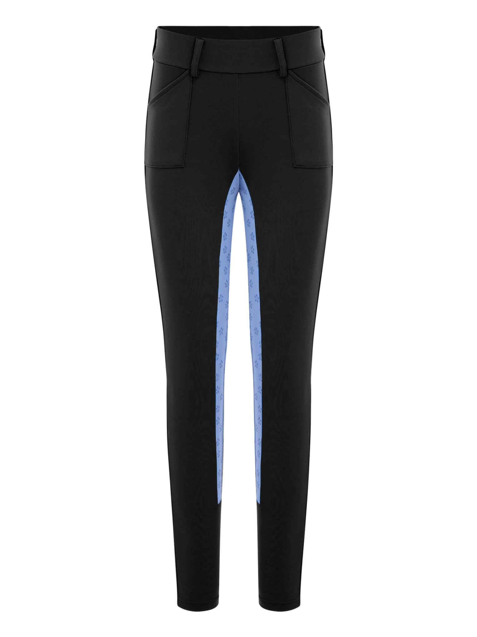 Leggings da Equitazione da Bambina con Imbottitura Completa Pantaloni per Cavallo Pantaloni Sportivi con Passanti per Cintura e Tasche Tights