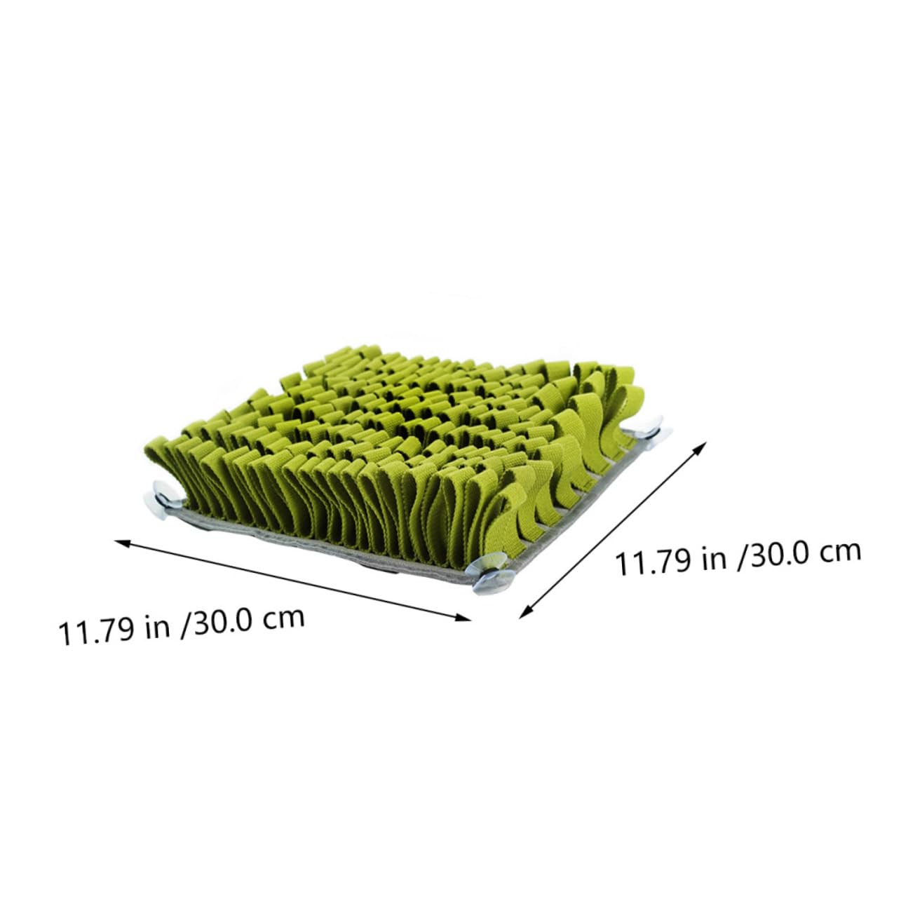 Tapis de Fouille Vert pour Mangeoire Lente Chien en Peluche