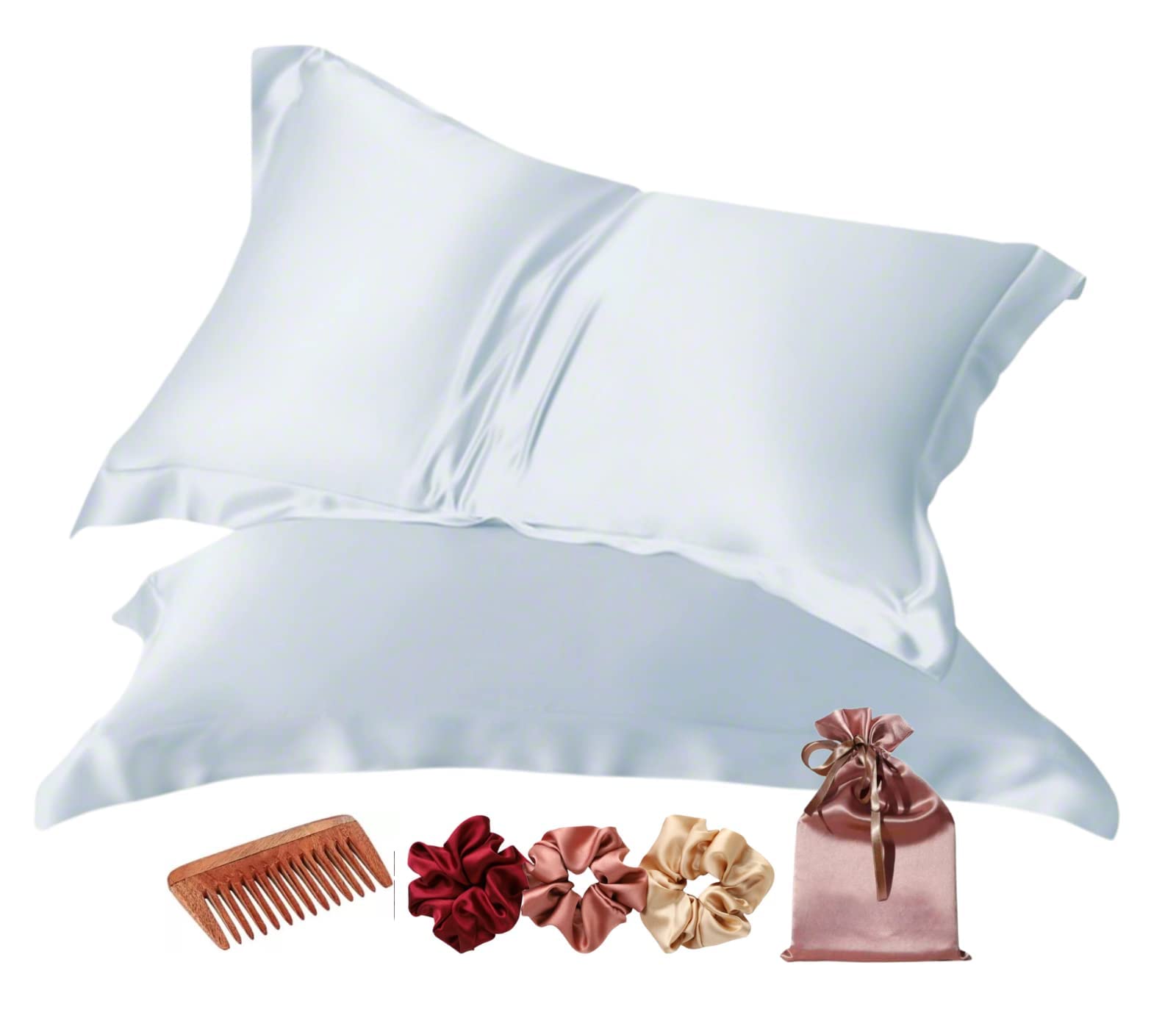 Go Well Satin Silk Pillow Covers For Hair And Skin Desertcart