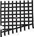 RaceQuip Drag Race Window Net SFI 27.1 Certified Ribbon Style Black Adjustable 24-18H X 23W 729005