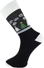 Mysocks Chaussettes de Noël pour homme/femme, coton, bout sans couture, cadeau parfait pour Noël