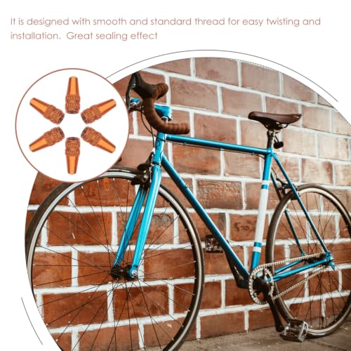 Cubiertas de válvula para bicicleta BESTonZON miniatura 3