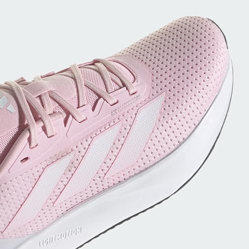adidas Women's Duramo SL Running Sneaker, Clear Pink/White/Black, 104