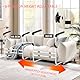 Kaucytue Aufstehhilfe Sofa - 6 Höhenverstellbar und Breitenverstellbar Gehhilfe für Senioren, Praktische und Stabile Mobilitätshilfe, Aufstehhilfen Geeignet für Senioren, Patienten und Behinderte