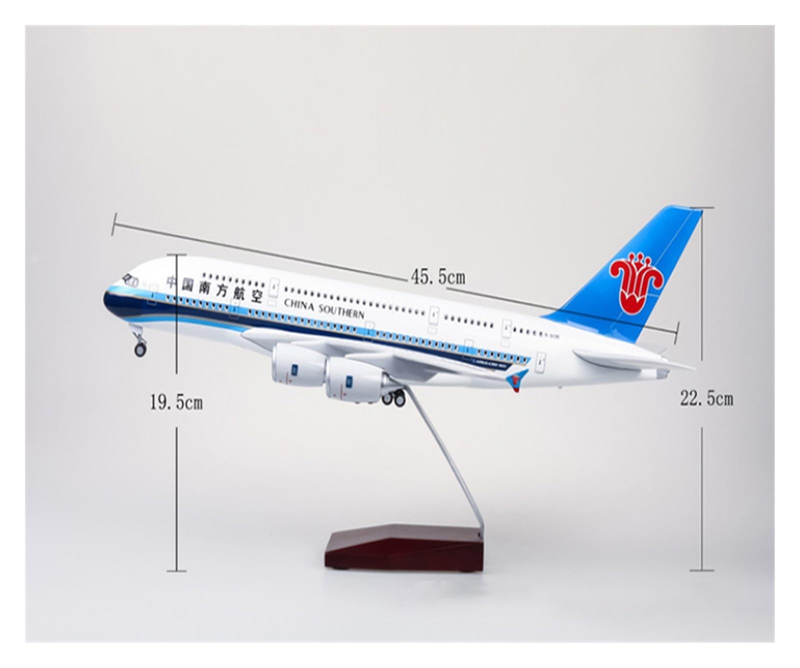 Amazon.co.jp: 1/160 スケール 45.5 センチメートル飛行機モデル 380