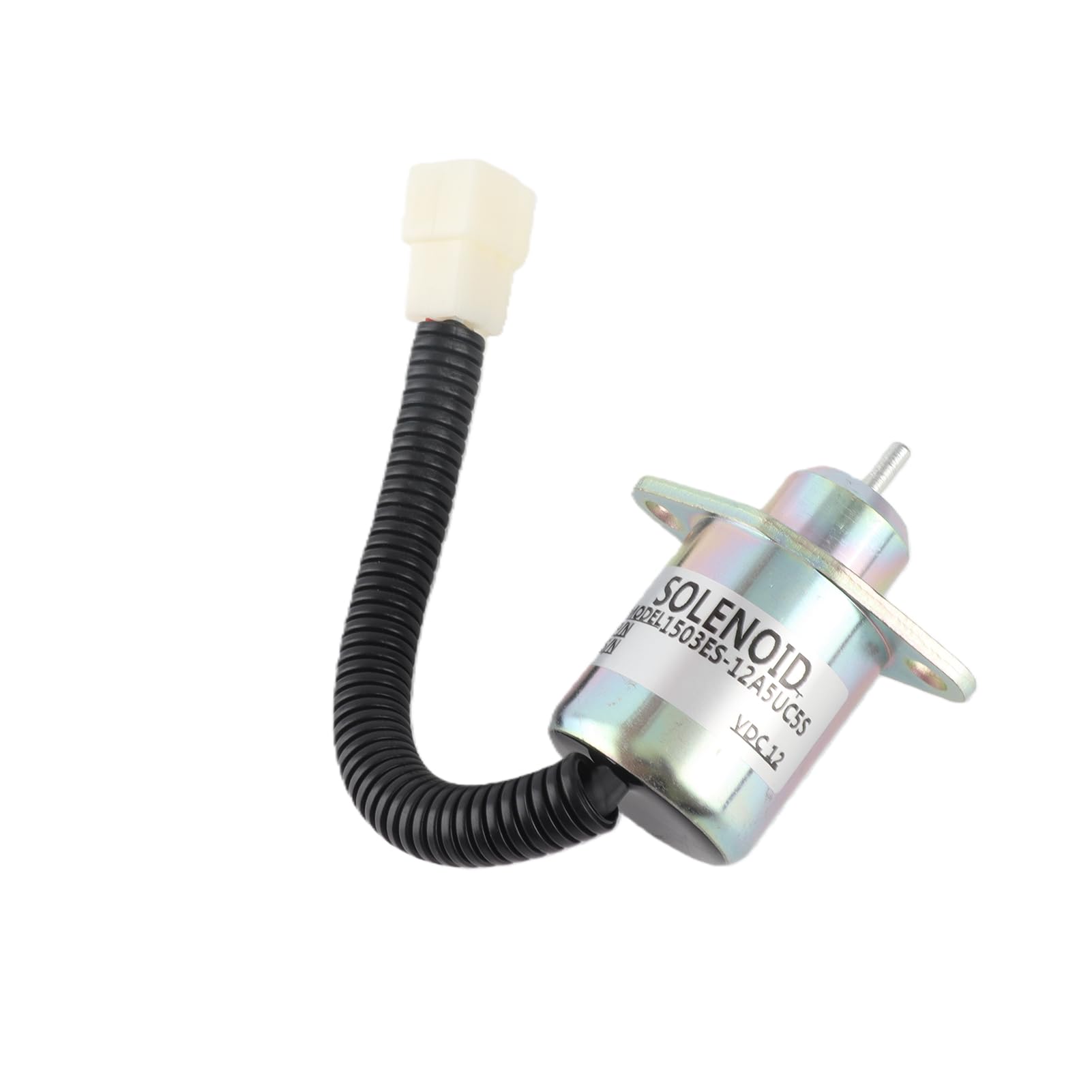 Válvula solenoide de cierre de de 12 V 1503es 12a5uc5s Generador antiinterferencias preciso Solenoide de parada de apagado de para reemplazo