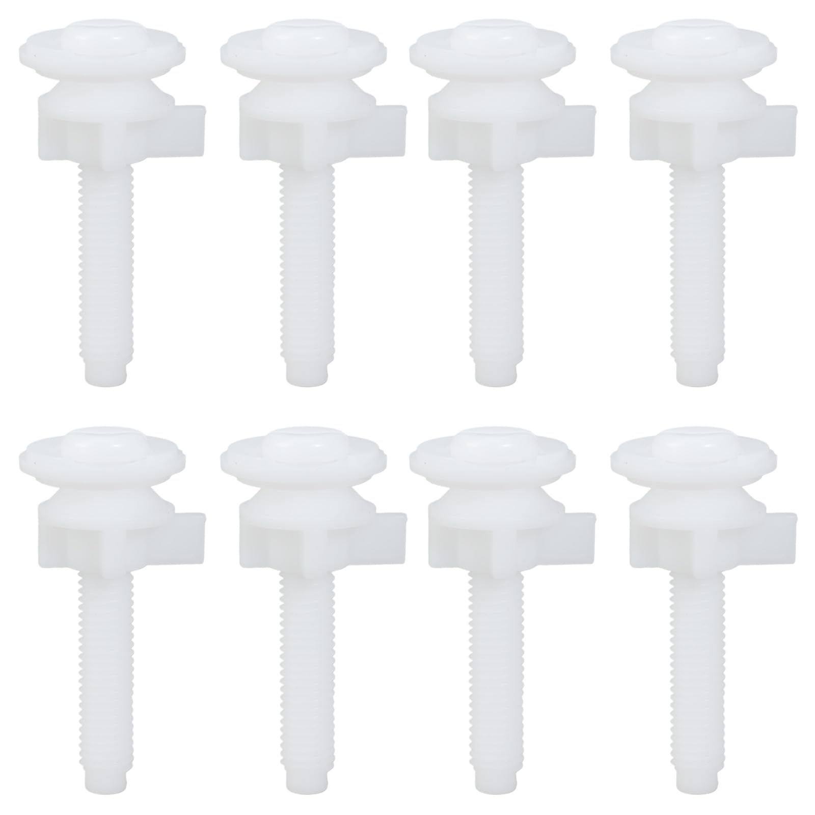 Buxuaaaa 8Pcs Expertly Craft Toilet Lid Stabilizers Toilet Lid Mounting Solution Stable Mounting Hardware For House Fastening Bolts