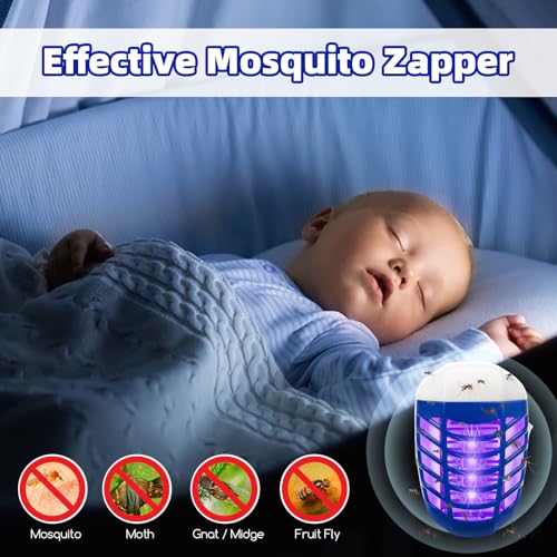 Image of 6 Pack Plug in Bug Zapper, Indoor Bug Zapper Plug in for Flying Insect Fully Automatic Mosquito Trap with Led Light for Patio, Bedroom, Kitchen, Office Mosquito Repellent112