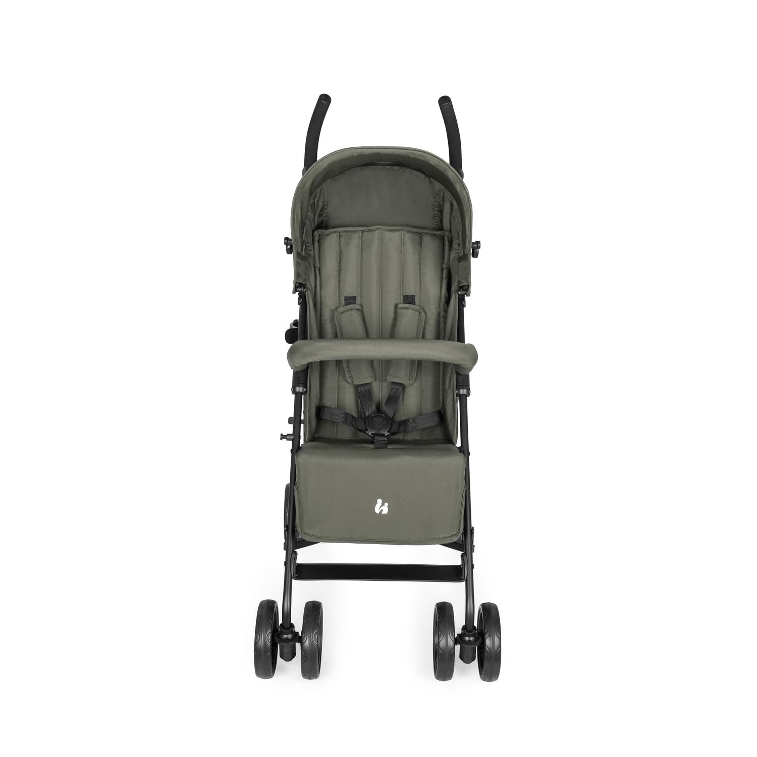 Hauck Fold N Care, passeggino leggero con parapioggia, da 6 mesi a 22 kg, pieghevole, pieghevole, parasole UPF 50+, ruote in EVA, cestino grande, passeggino da viaggio, colore: verde oliva