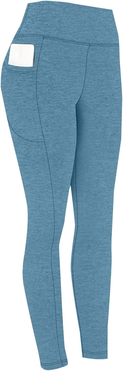 High Waist No Front Seam Leggings, Buttery Soft Tummy Control Bottoms for Womens Gym Yoga Daily Training