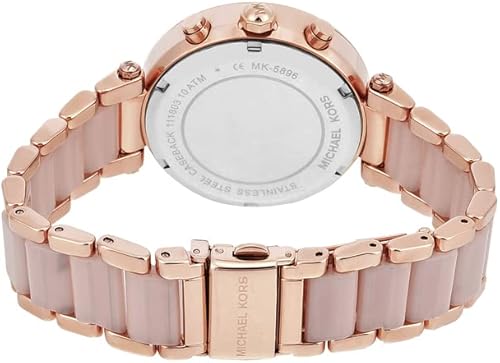 Miniatura 4 de Michael Kors - Reloj Parker de acero inoxidable con detalles de diamantes