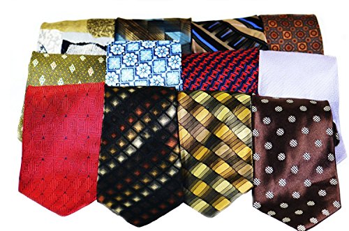 Major Brands Set Of 6Pcs Silk Neckties-Different Choice-Wholesale Lot #TOP3