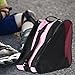 Zxpjkyu Skate Carrier Bag for Roller and Ice Skates with Ample Storage, Pink