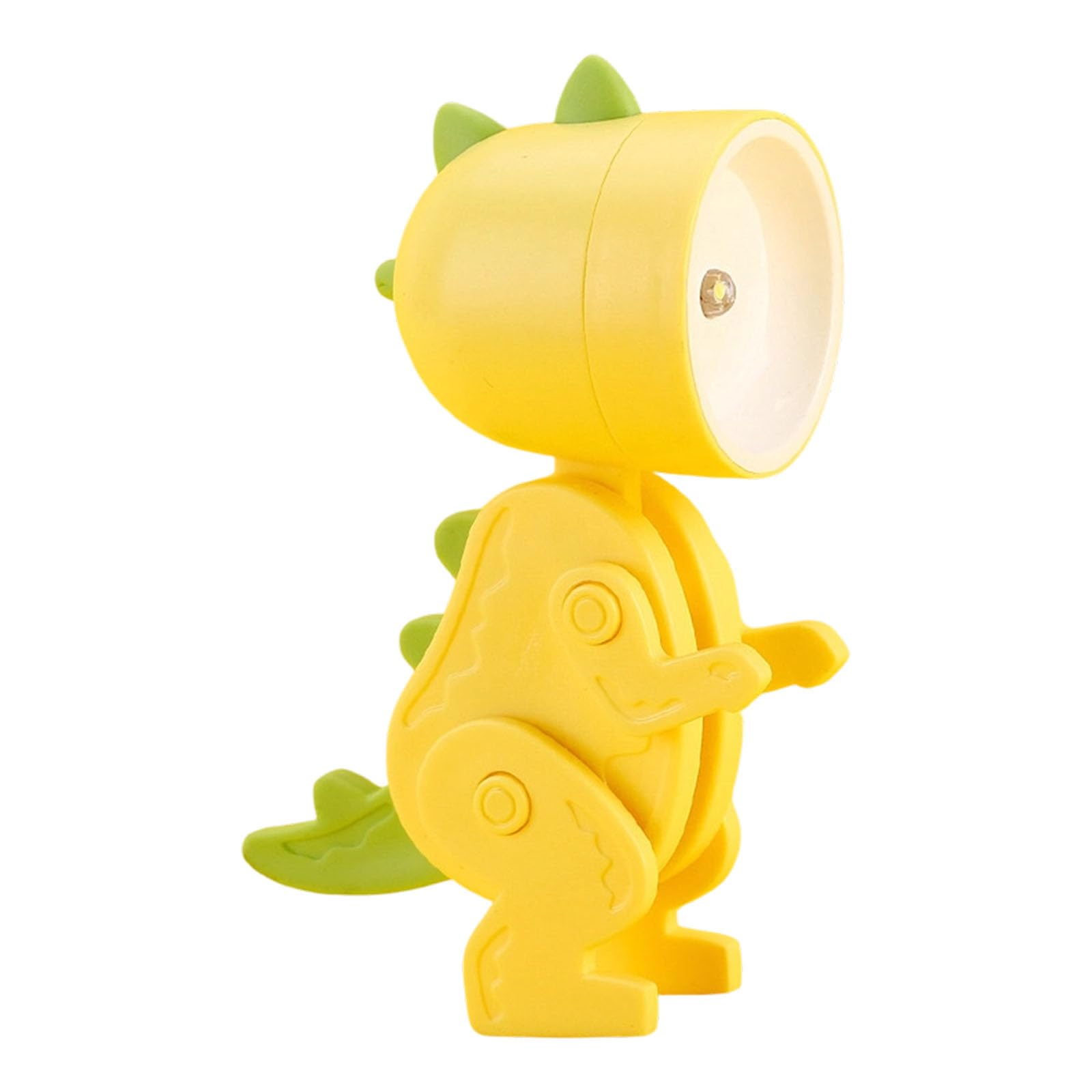 Kahdgss Yellow Cartoon Dinosaur Night Light Bedroom Ornament Sleep Bedside Lamp Decoration Battery Powered Sleep Night Lamp Enduring Cartoon Dinosaur Bedside For Dining Nursery Vanity