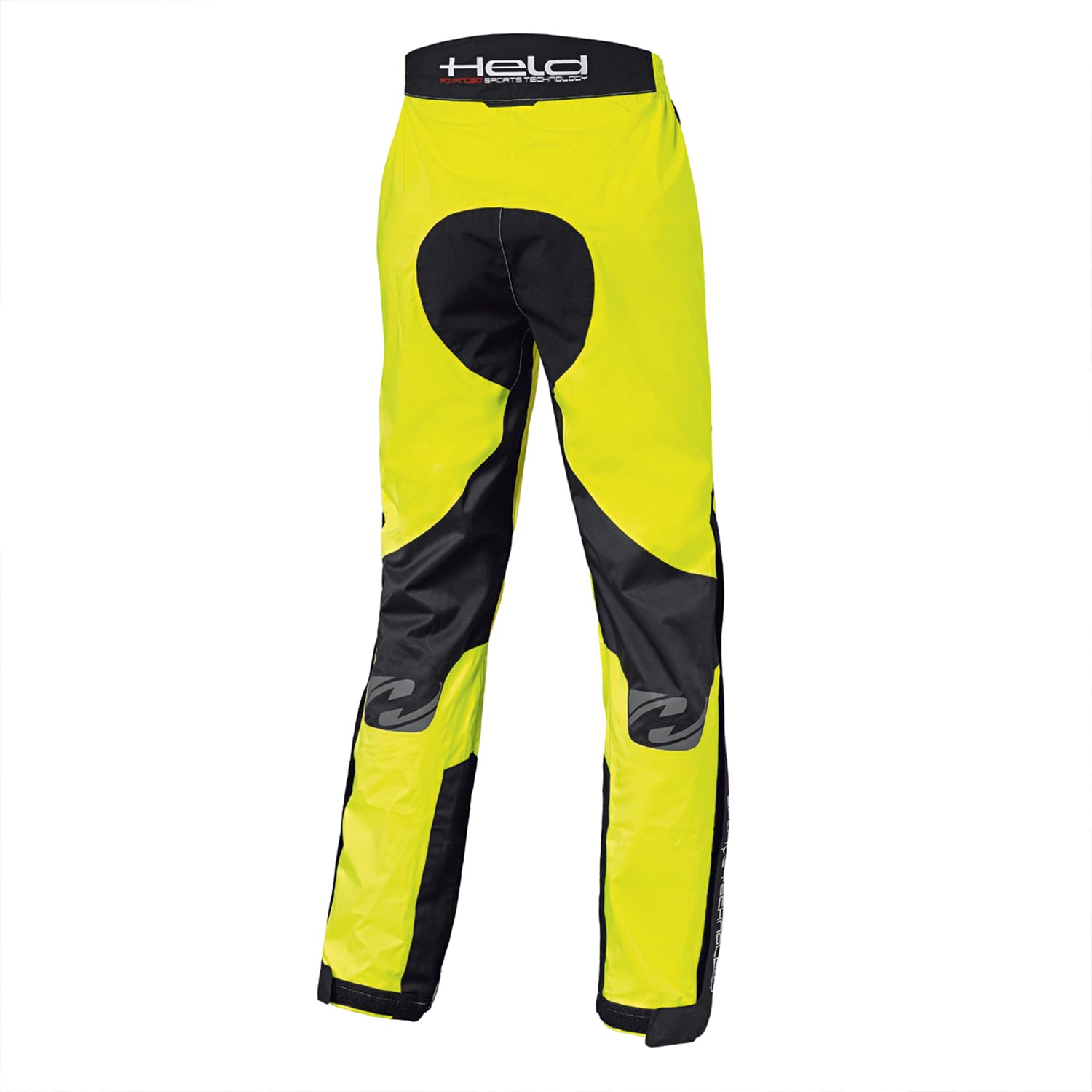 Held Rainblock 2 Base - Sport Motorrad Regenhose Herren - Membrane 100% Wasserdicht, Atmungsaktiv - Reflex Einsätze - Packtasche - Antirutsch-Gewebe am Gesäß