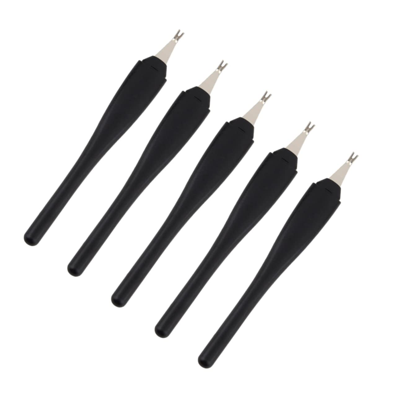 Didiseaon Cuticle Trimmer Set 5pcs Dead Skin Fork Nail Remover Remover Foot File for Nail Art