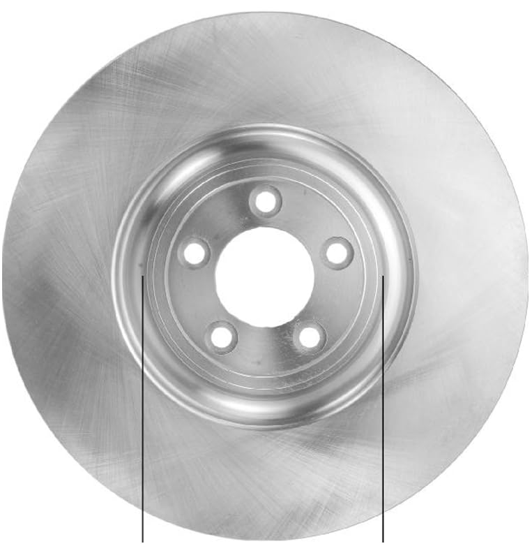Bendix Premium PRT6025 Front Brake Rotor for Jaguar XF 2015-2010, XFR 2015-2010, XFR-S 2015-2013, XJ 2019-2010, XJR 2017-2014, XJR575 2019-2018, XKR 2015-2010, XKR-S 2015-2012