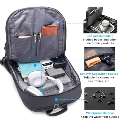 Mochila para portátiles BANGE impermeable para 15.6-17.3 pulgadas miniatura 6