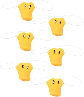 Milisten 6 Piezas De Accesorios Con Forma De Nariz De Pato Disfraz De Patos De Bebé De Fiesta De Pato Para Accesorios De Cosplay Premios De Mascarada De Halloween Vinilo