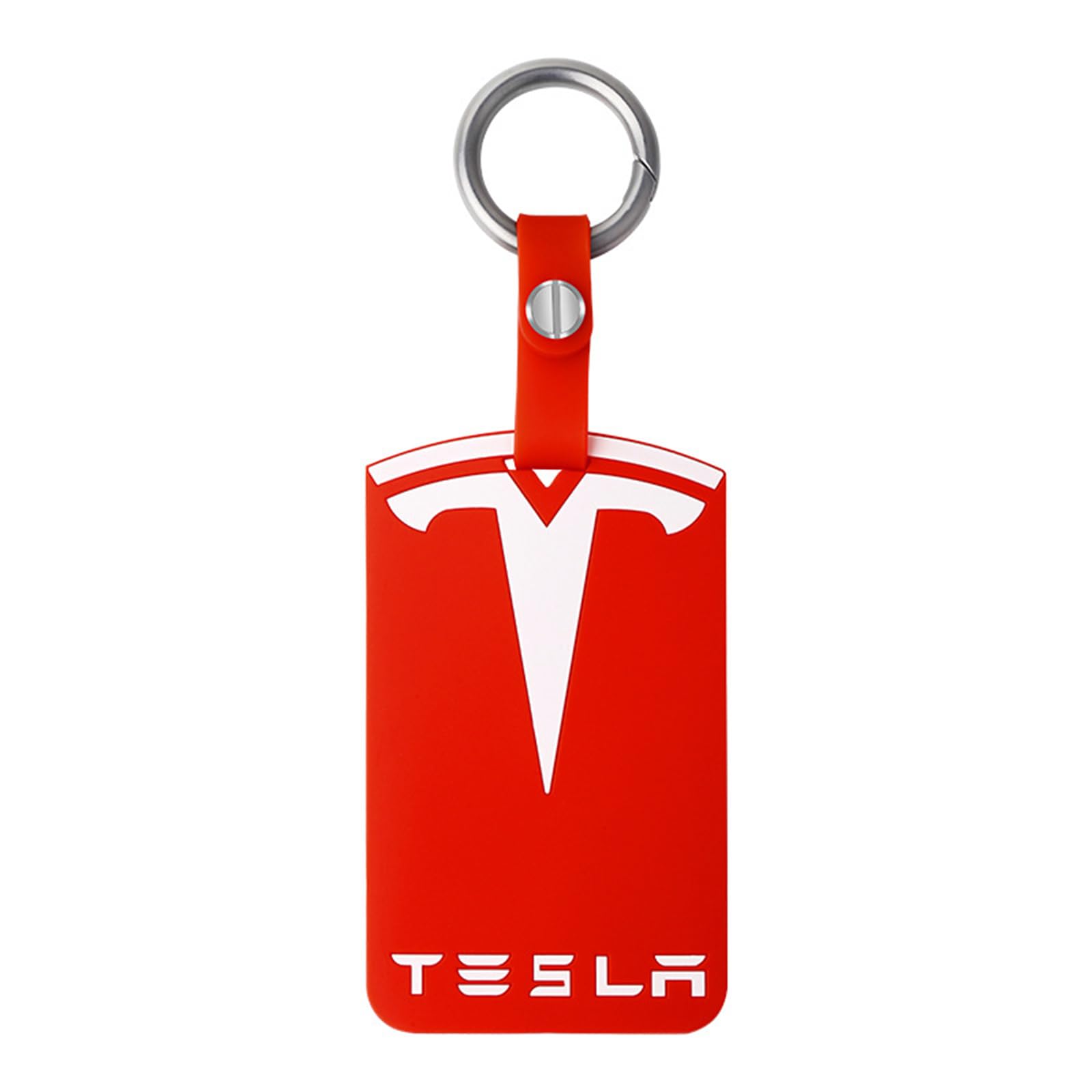 LUXOPALOPI Key Card Holder for Tesla, Silicone Key Protector Compatible with Tesla Model Y/3, Model S/X, Tesla Key Protector Cover Accessories Key Chain — view 8