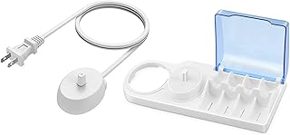 Replacement Charger Base for Braun Oral-B 3757,Portable Replacement Oral B Toothbrush Charger Base Fits D Series PRO Series,Inductive Charger with Charger Holder Toothbrush Heads Organizers
