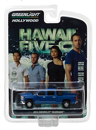 GreenLight 1: 64 Hollywood Series 16-2014 Chevrolet Silverado - Hawaii Five-O (2010-Current TV Series) Diecast Vehicle