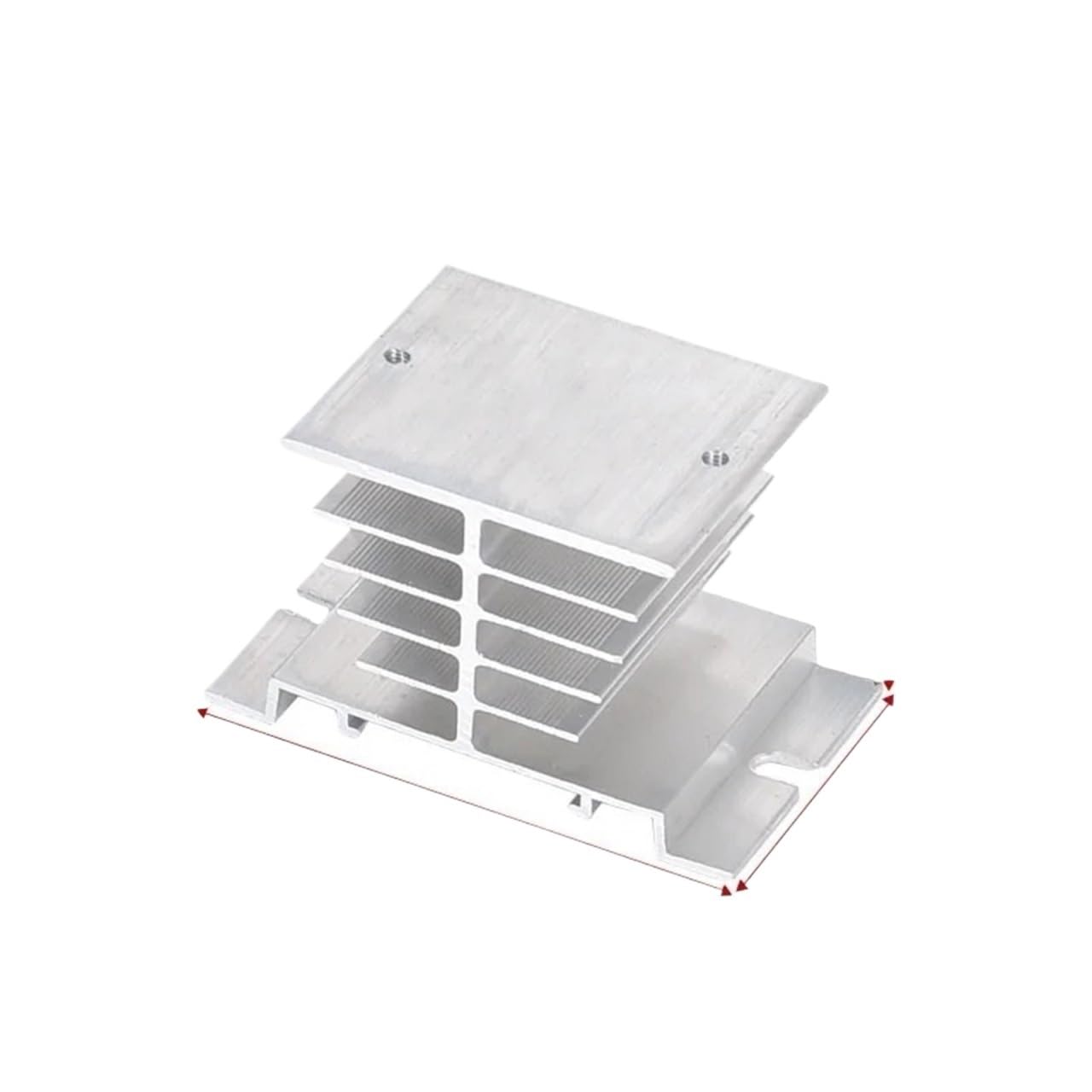 Dissipateur Thermique SSR DD DA AA sur Rail DIN pour Relais Statique 10A-40A