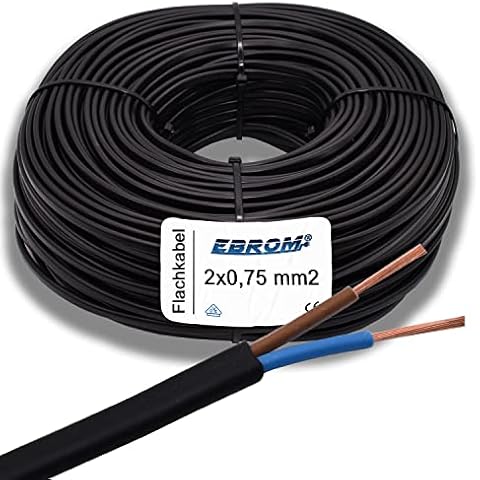 Câble plat H03VVH2-F 2 x 0,75 mm² - EBROM Cover
