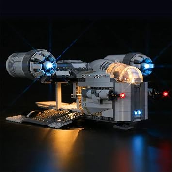 GEAMENT LED Light Kit for 2020 The Mandalorian The Razor Crest - Compatible with Lego 75292 Model Model Set Not Included