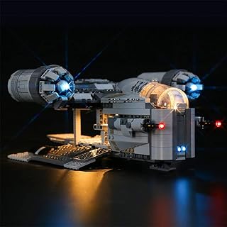 GEAMENT LED Light Kit for 2020 The Mandalorian The Razor Crest - Compatible with Lego 75292 Model (Model Set Not Included)