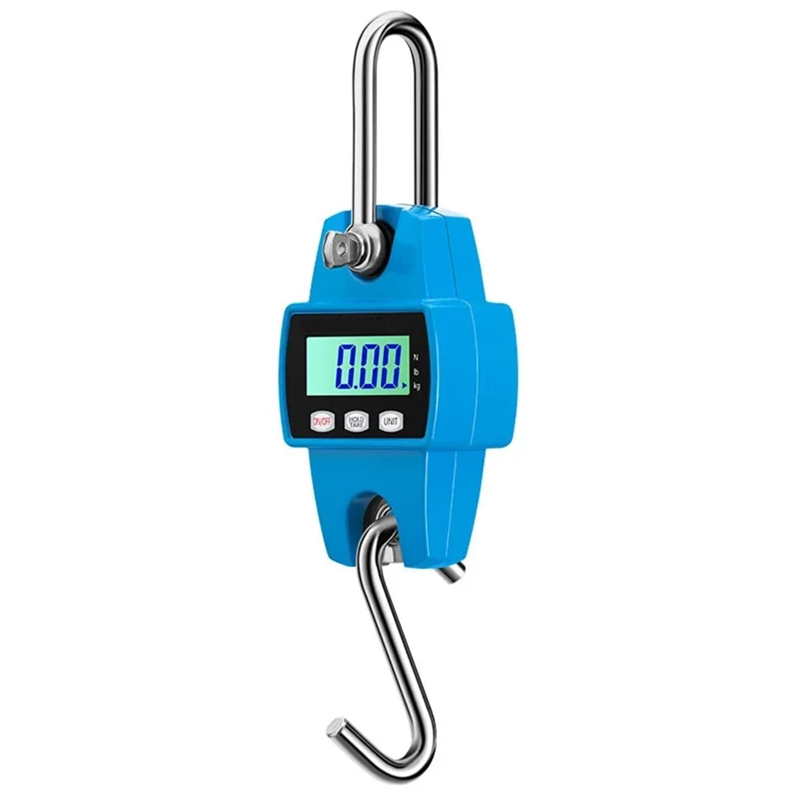 Digital Crane Scale, 300kg Electronic Hanging Scale Electronic Scale Mini Numerical Value Crane Scale(Blu)
